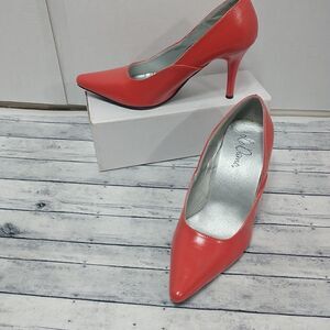 Le Dame Sexy Red Sissy   High Heels Woman's SZ 11D Men's SZ 9D